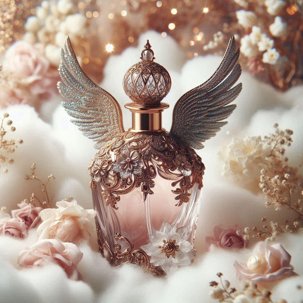 Angel duftet süß, warm und leicht gourmandig – eine himmlische Mischung aus Vanille, Karamell, weichen Blütennoten und einem Hauch von warmer Tiefe. Ein sinnlicher, strahlender Duft, der sofort eine besondere, fast magische Atmosphäre schafft. Perfekt für alle, die süße, feminine und verführerische Duftnoten lieben.