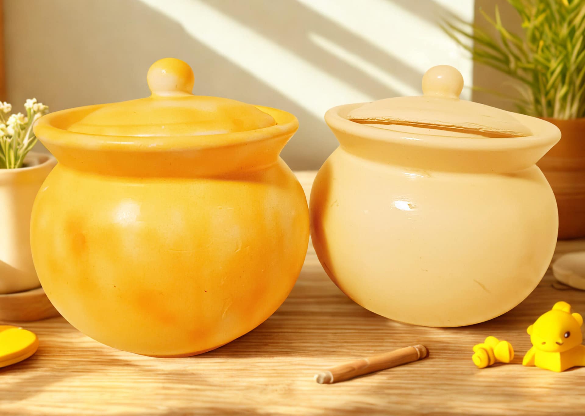 Zweiteilige Bauchform‑Dose mit Deckel – handgefertigt in Wunschfarbe – Bild 4