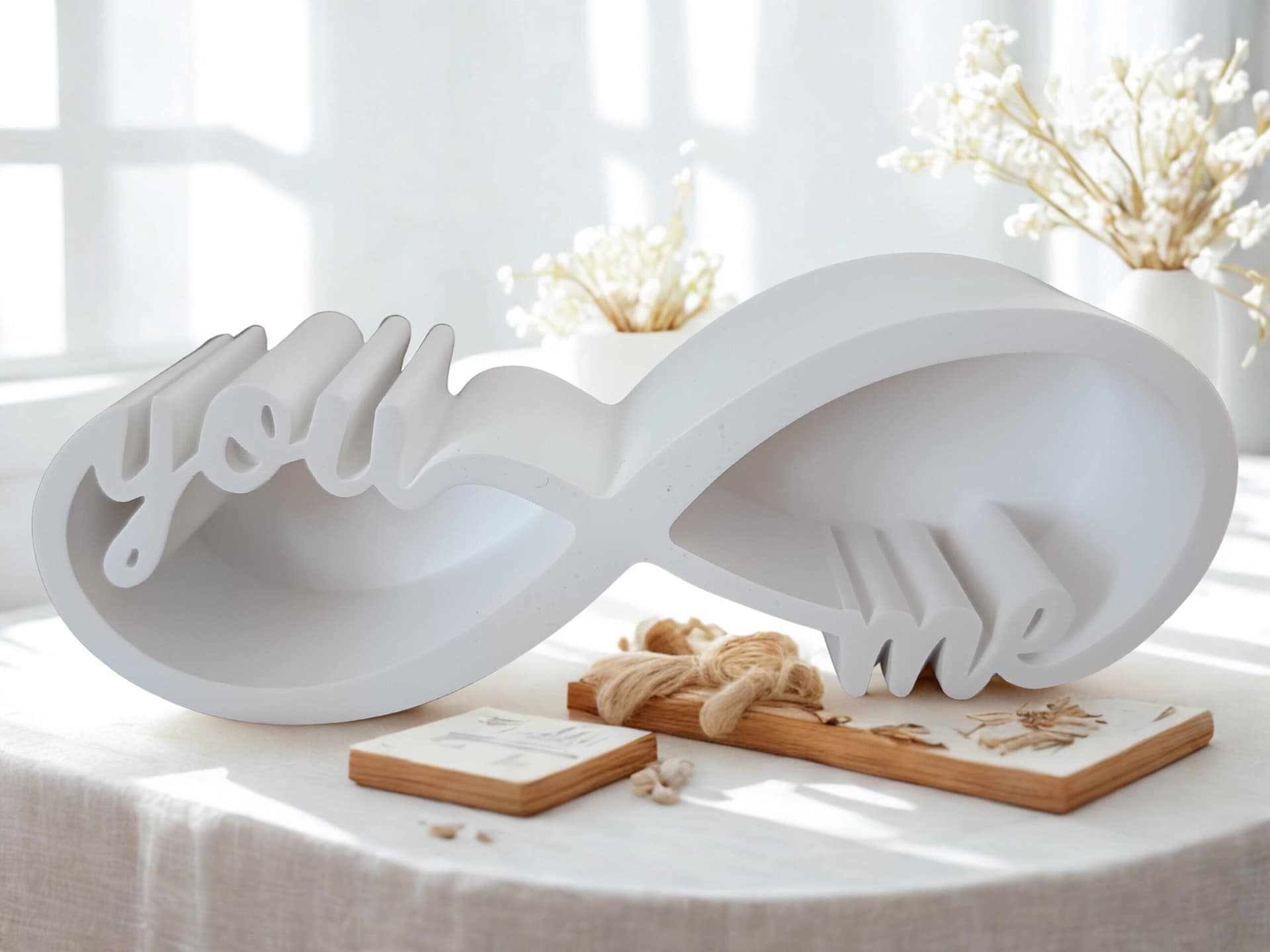 You & Me – Unendlichkeit in Gips gegossen