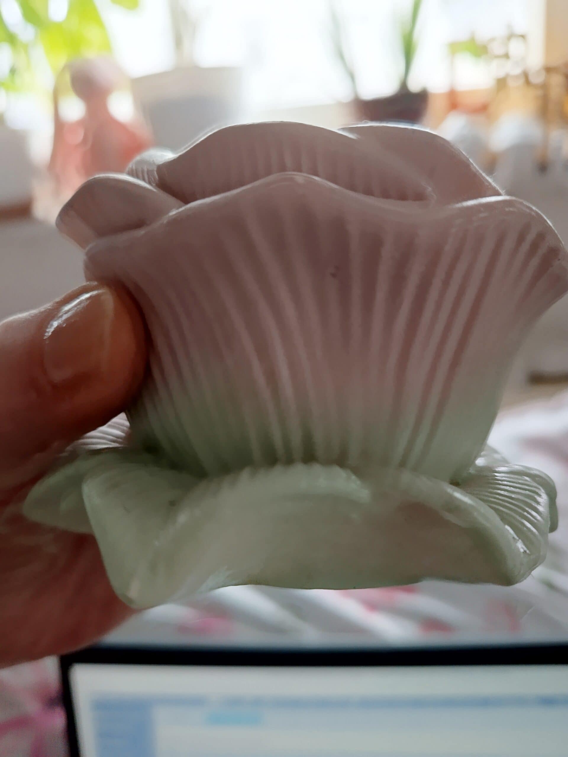 große vintage‑rose – diy rohling zum selbstgestalten