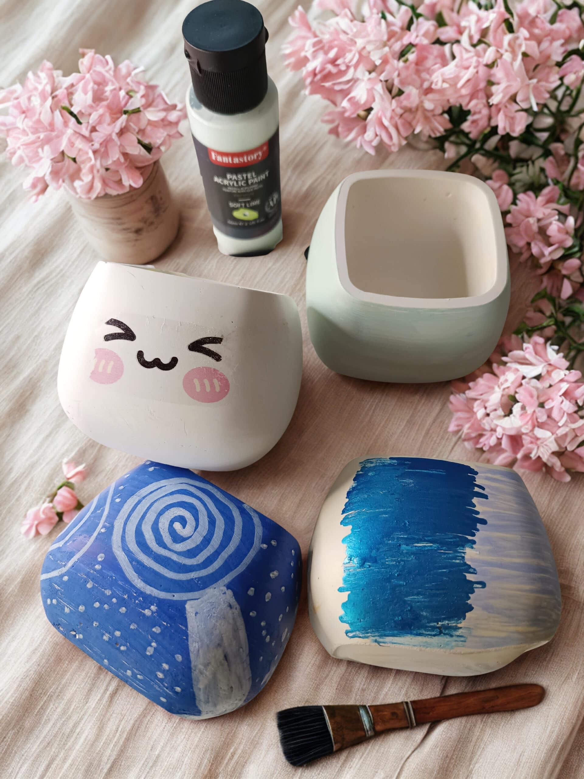 Gipstöpfchen 6×6 cm zur Selbstgestaltung