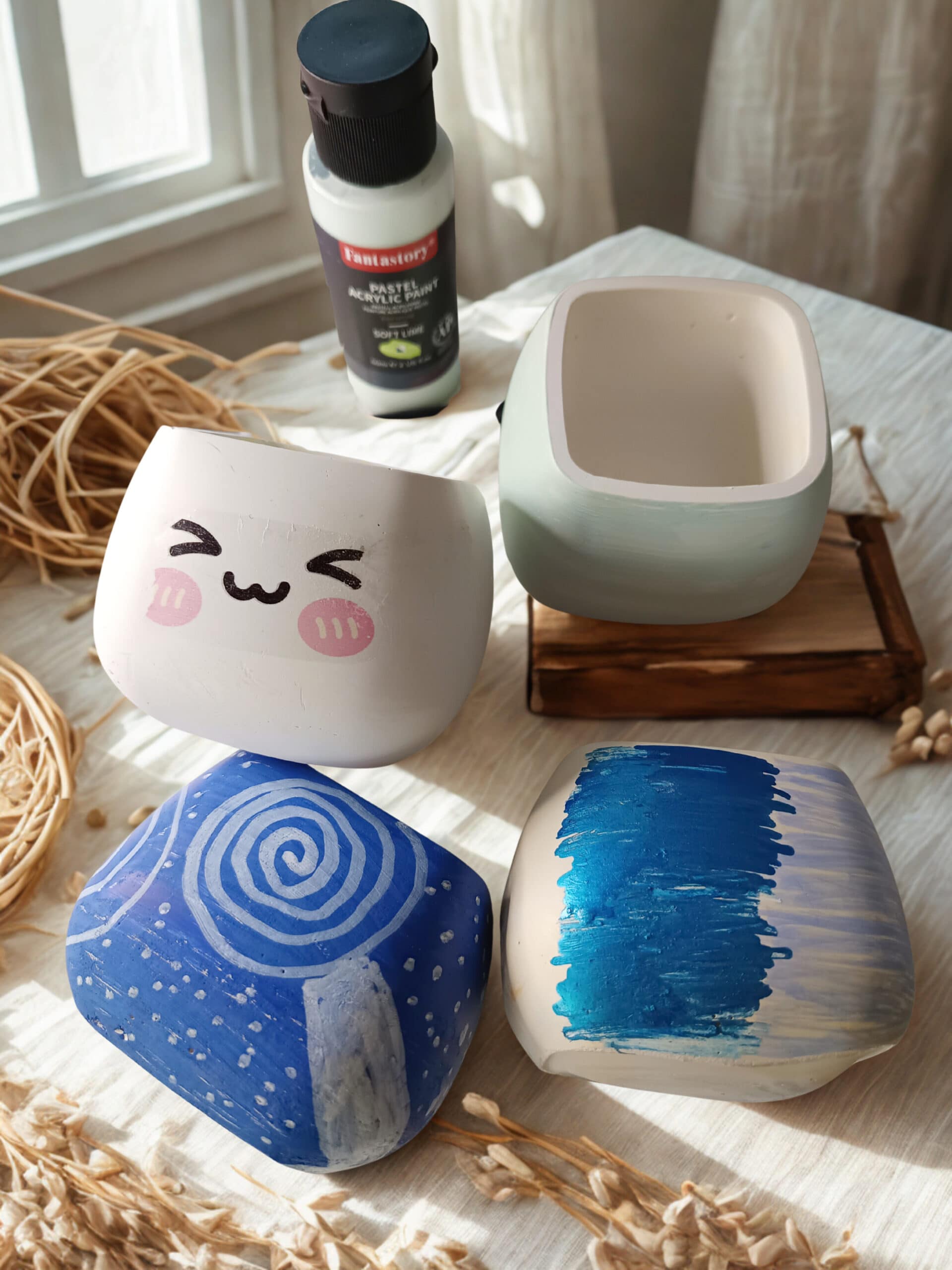 gipstöpfchen 6×6 cm zur selbstgestaltung