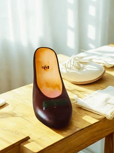 Unikat Nr. 3 – Exklusiver Gips‑High Heel in Camouflage