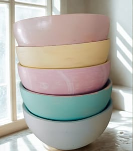 Glanzstück & Allrounder: Handgefertigte Gipsschale in deiner Wunschfarbe