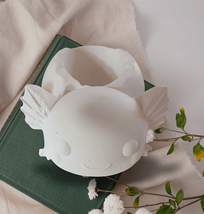 diy axolotl aus gips zum bemalen