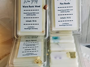 Duftwachs-Set in Clamshell mit 5 Fächern – Sojawachs mit edlen Duft-Varianten