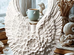 diy engel flügel zum selbstbemalen – duftstein & dekoobjekt