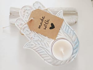 Hamsa Hand – Teelichthalter zum Selbstgestalten (inkl. Teelicht)