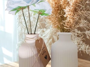 Handgefertigte Gipsvase – Skandinavischer Minimalismus (10 cm)