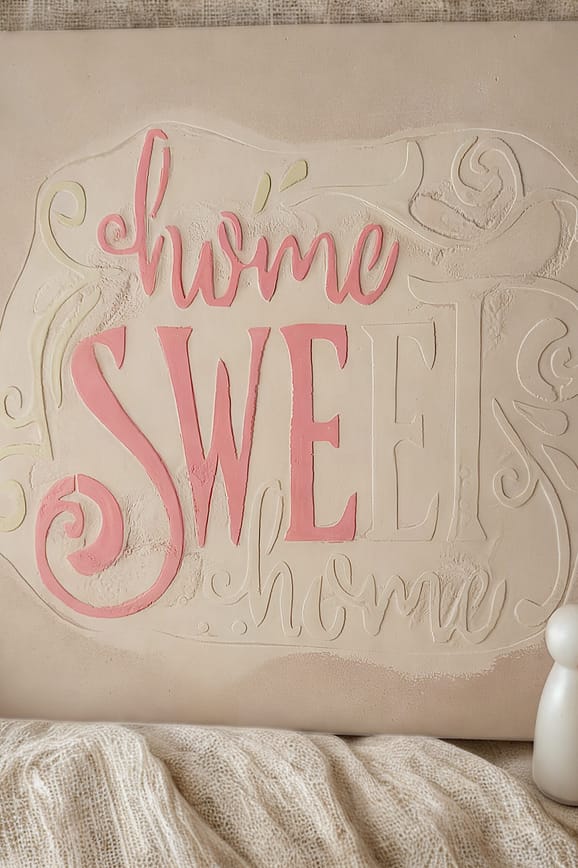 meine große „Home Sweet Home“-Kachel