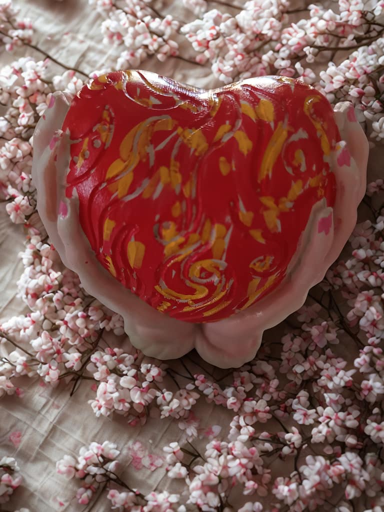 diy dekofigur „halt mich“ – hände mit herz zum selbstgestalten