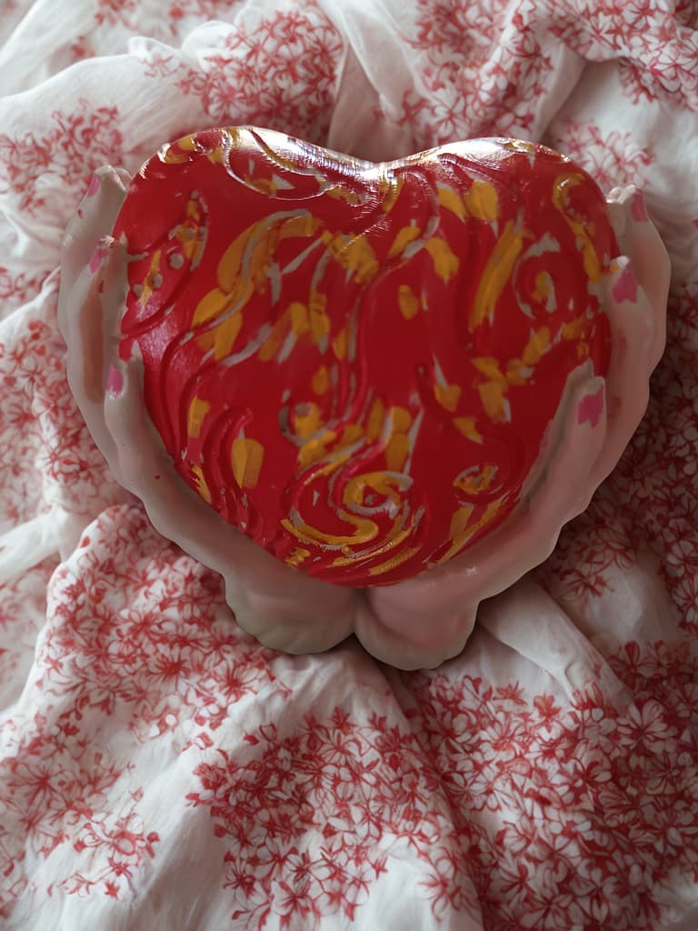 diy dekofigur „halt mich“ – hände mit herz zum selbstgestalten