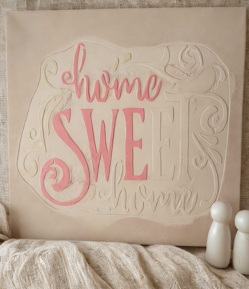 meine große „Home Sweet Home“-Kachel