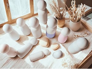 Gips‑Puppenfamilie naturbelassen – DIY Figuren zum Bemalen & Dekorieren